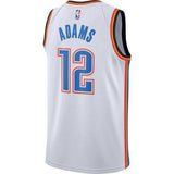 Oklahoma City Thunder Nike Youth Adams Association Swingman Jersey  White