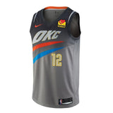 Oklahoma City Thunder Nike Youth Adams City Edition Swingman Jersey  Black