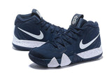 Nike Kyrie 4 Navy White Men Basketball Shoes Sale Size US 7,8,8.5,9.5,10,11,12