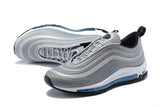 Nike Air Max 97 Ultra 17 Silve Grey Blue White Men Shoes Sale Size US 7, 8, 8.5, 9, 10, 11