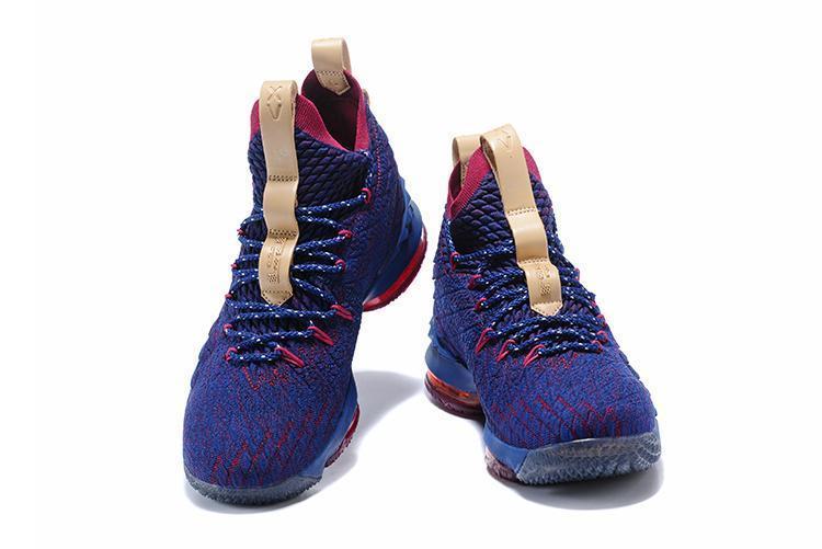 Nike Lebron XV 15 Bue Red Men Shoes Sale Size US7,8,8.5,9,10,11,12