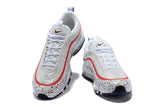 Nike Air Max 97 White Red Shoes Sale Men Size US 7, 8, 8.5, 9, 10, 11