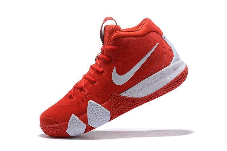 Nike Kyrie 4 Red White Men Basketball Shoes Sale Size US 7,8,8.5,9.5,10,11,12