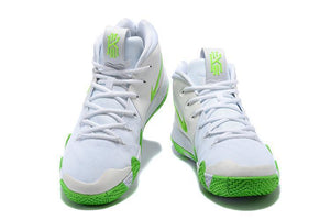 Nike Kyrie 4 White Green Men Basketball Shoes Sale Size US 7,8,8.5,9.5,10,11,12