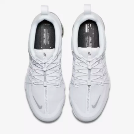 Nike Air Vapormax Run Utility White Shoes Sneakers Men Sale Size US 7, 8, 8.5, 9, 10, 11