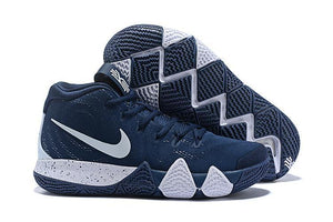 Nike Kyrie 4 Navy White Men Basketball Shoes Sale Size US 7,8,8.5,9.5,10,11,12