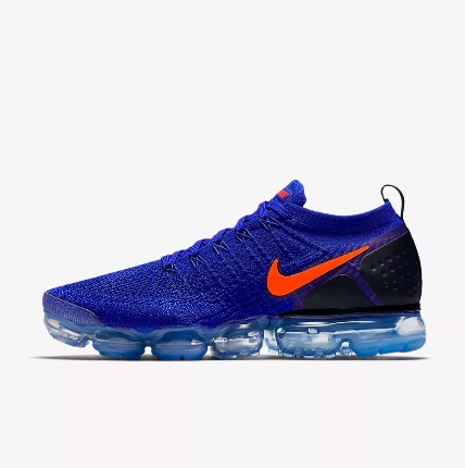 Nike Air Vapormax Flyknit 2 Blue Black Orange Shoes Sneakers Men Sale Size US 7, 8, 8.5, 9, 10, 11