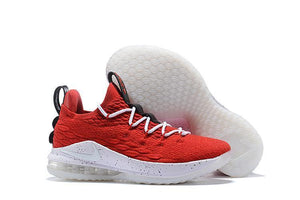 Nike Lebron XV 15 Low EP University Red Men Shoes Sale Size US7,8,8.5,9,10,11,12