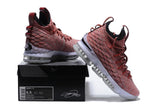 Nike Lebron XV 15 Wine Pink Men Shoes Sale Size US7,8,8.5,9,10,11,12