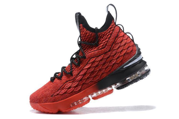 Nike Lebron XV 15 Red Black Men Shoes Sale Size US7,8,8.5,9,10,11,12