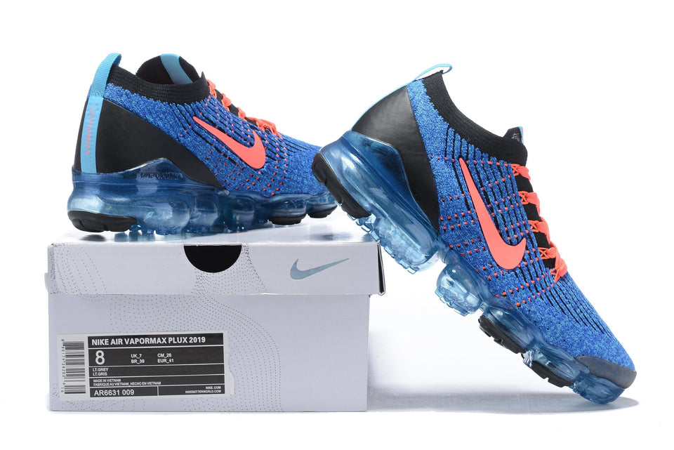 Nike Air Vapormax Flyknit 3 &quot;Blue Fury&quot; Shoes Sneakers Men Sale Size US 7, 8, 8.5, 9, 10, 11