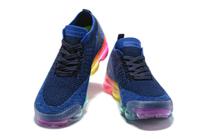 Nike Air Vapormax Flyknit 2 Navy Multicolor Shoes Sneakers Men Sale Size US 7, 8, 8.5, 9, 10, 11