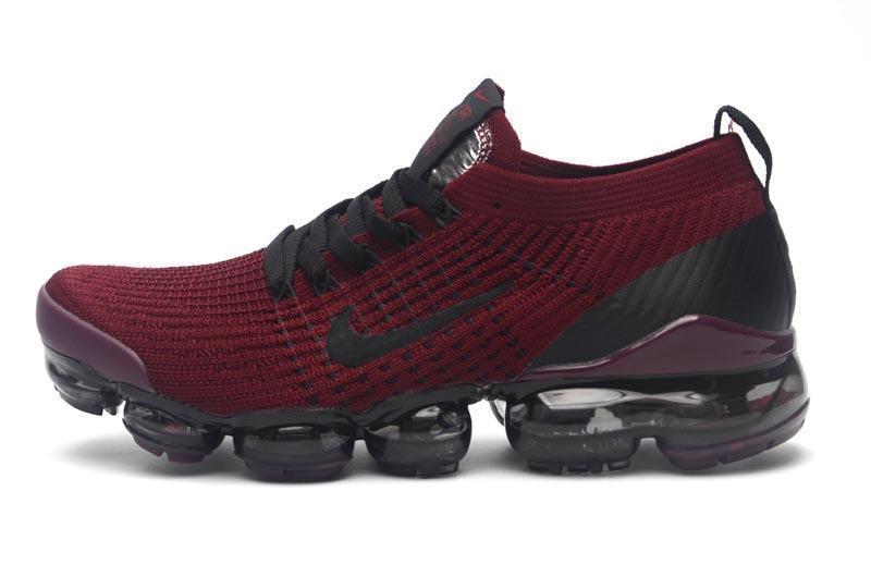 Nike Air Vapormax Flyknit 3 Bordeaux Black Shoes Sneakers Men Sale Size US 7, 8, 8.5, 9, 10, 11