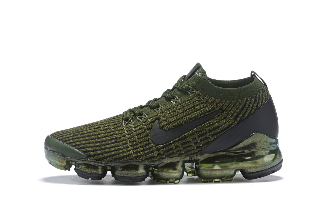 Nike Air Vapormax Flyknit 3 Olive Black Shoes Sneakers Men Sale Size US 7, 8, 8.5, 9, 10, 11