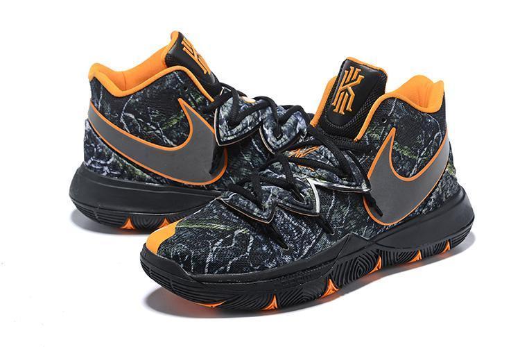 Nike Kyrie 5 Camoplage Orange Men Basketball Shoes Sale Size US 7,8,8.5,9.5,10,11,12