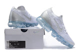 Nike Air Vapormax Flyknit 3 &quot;Pure Platinum&quot; Grey White Shoes Sneakers Men Sale Size US 7, 8, 8.5, 9, 10, 11