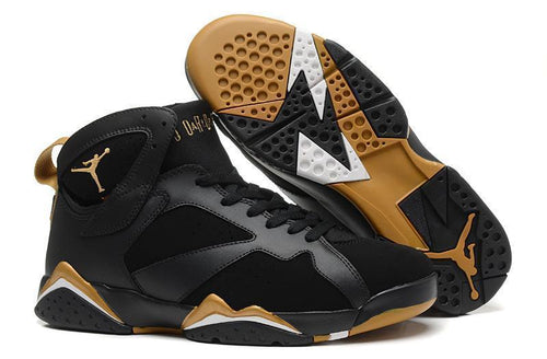 Nike Air Jordan 7 Black Gold Shoes Basketball Men