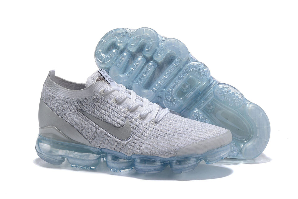 Nike Air Vapormax Flyknit 3 &quot;Pure Platinum&quot; Grey White Shoes Sneakers Men Sale Size US 7, 8, 8.5, 9, 10, 11