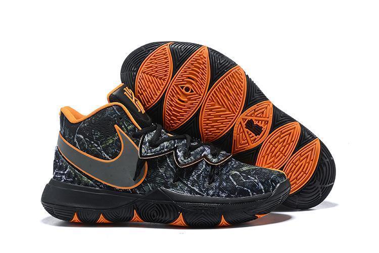 Nike Kyrie 5 Camoplage Orange Men Basketball Shoes Sale Size US 7,8,8.5,9.5,10,11,12