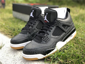 Nike Air Jordan 4 SE Retro Black White Light Gum Brown White Black Men Shoes Sale