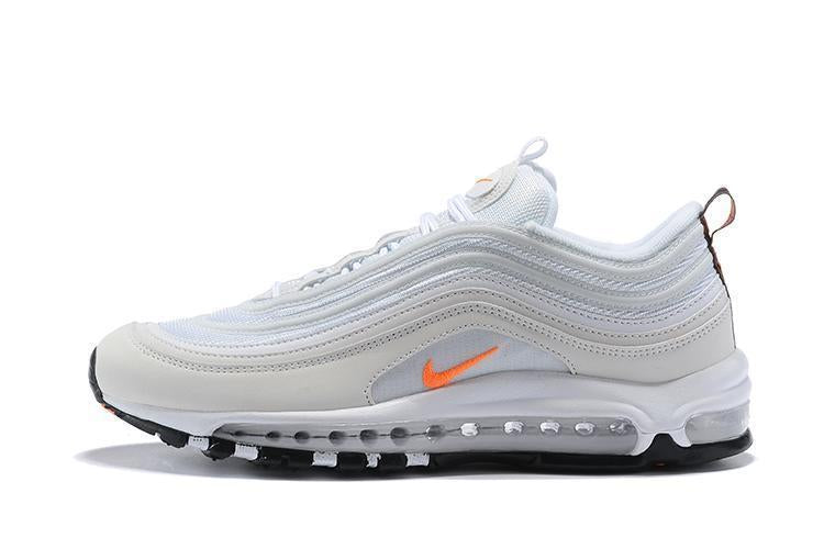 Nike Air Max 97 White Orange Shoes Sale Men Size US 7, 8, 8.5, 9, 10, 11