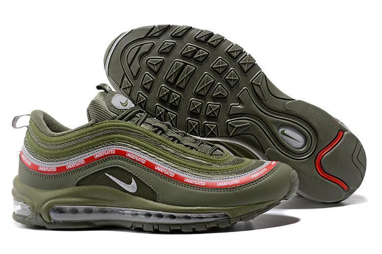 Nike Air Max 97 x Undefeated Olive Green Men Shoes Sale Size US 7, 8, 8.5, 9, 10, 11