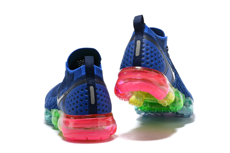 Nike Air Vapormax Flyknit 2 Navy Multicolor Shoes Sneakers Men Sale Size US 7, 8, 8.5, 9, 10, 11