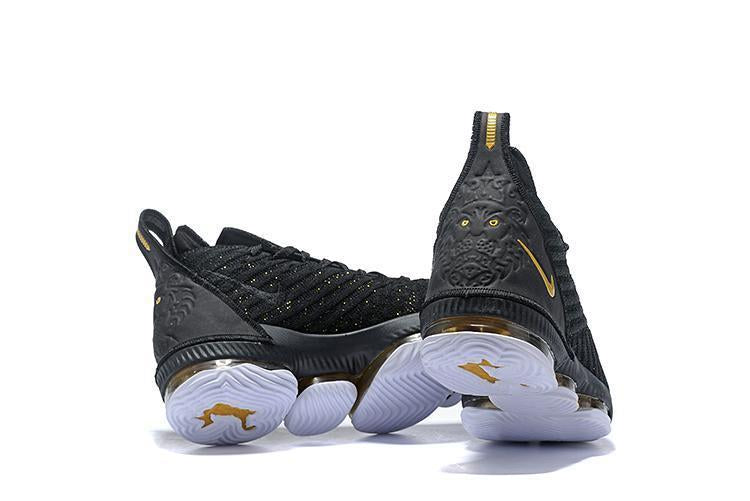 Nike Lebron XV 16 EP Black Gold Men Shoes Sale Size US7,8,8.5,9,10,11,12