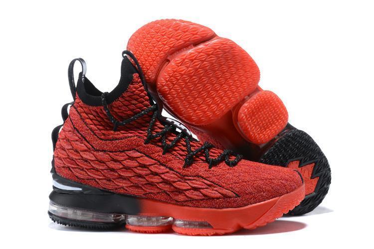 Nike Lebron XV 15 Red Black Men Shoes Sale Size US7,8,8.5,9,10,11,12