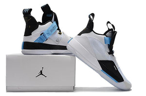 Nike Air Jordan 33 White Black Blue Men Shoes Sale Size US 7,8,8.5,9.5,10,11,12