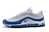 Nike Air Max 97 White Royal Silver Blue Shoes Sale Men Size US 7, 8, 8.5, 9, 10, 11