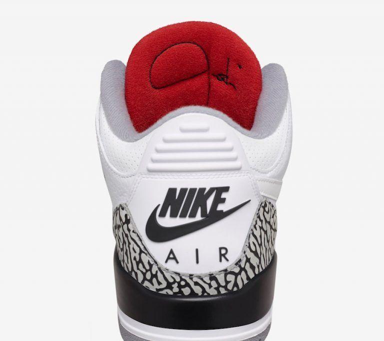 Nike Air Jordan 3 Retro Katrina White Cement Back Red Men Shoes Sale