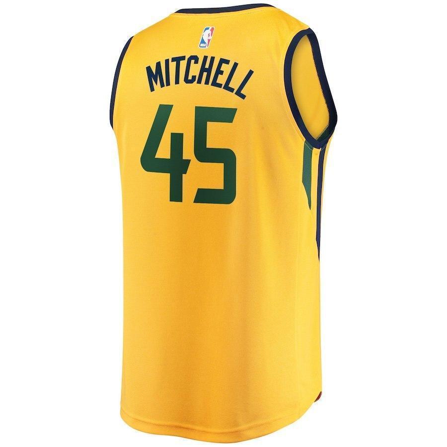 FastBreak Statement Replica Jersey  MensApparelJerseys  Utah Jazz  Mitchell Donovan  Gold