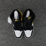 Nike Air Jordan 1 High Retro OF 6 Ring White Black Yellow Shoes Basketball Men