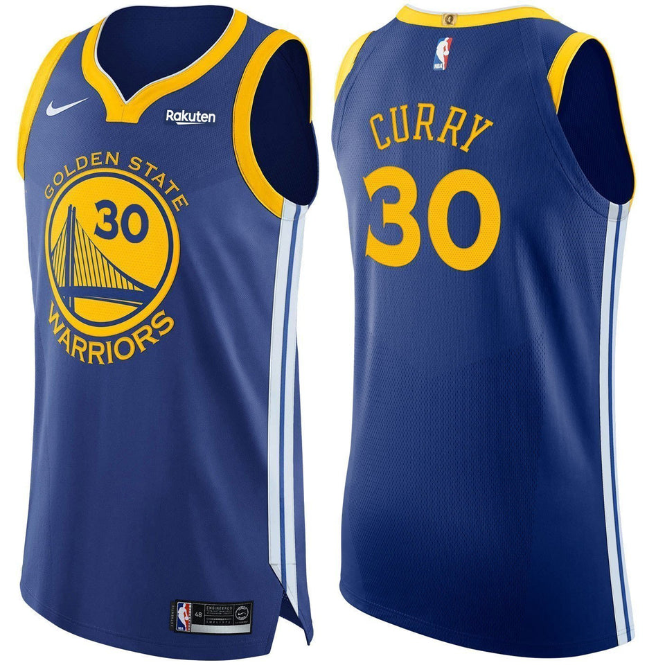 Stephen Curry Golden State Warriors Authentic On Court Icon Jersey  Royal