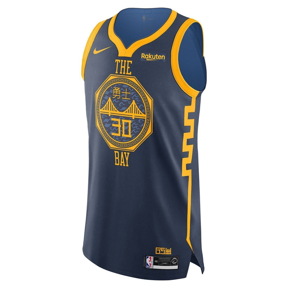 Stephen Curry Golden State Warriors Authentic On Court Jersey  Indigo