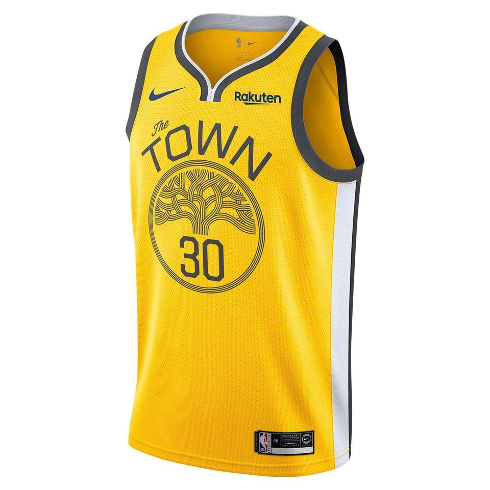 Stephen Curry Golden State Warriors Edition Swingman Jersey  Gold