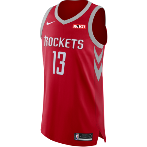 James Harden Houston Rockets Icon Edition Authentic Jersey  Red