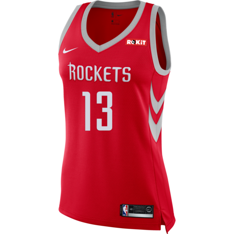 Women's James Harden Houston Rockets Icon Edition Swingman Jersey  Red