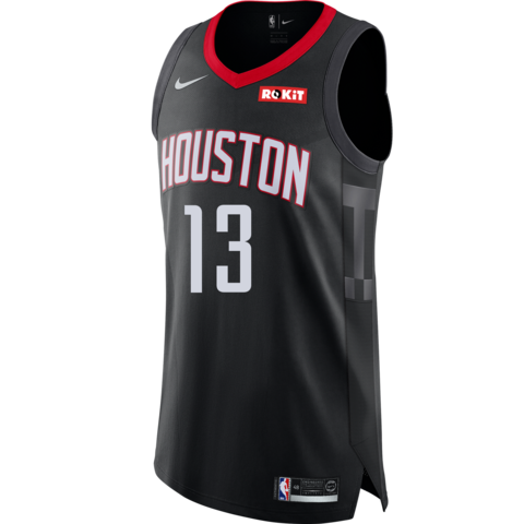 James Harden Houston Rockets Statement Edition Authentic Jersey  Black