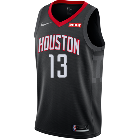 James Harden Houston Rockets Statement Edition Swingman Jersey  Black