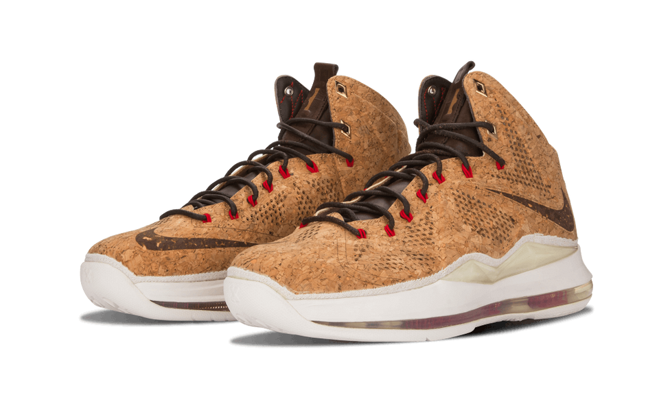 Nike Lebron 10 Ext Cork Qs Clssc Brwn/clssc Brwn-unvrsty