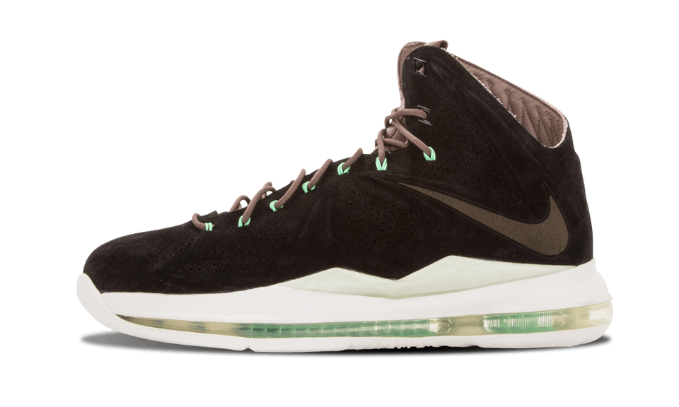 Nike Lebron 10 Ext Qs Black/black-dk Fld Brown-trmln