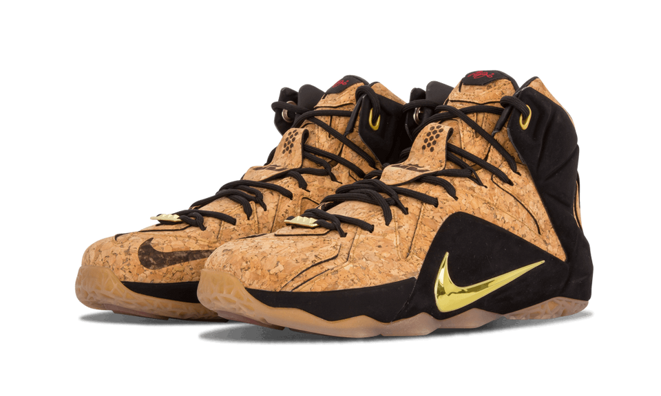 Nike Lebron 12 Ext Cork Natural/natural-blk-mtllc Gld