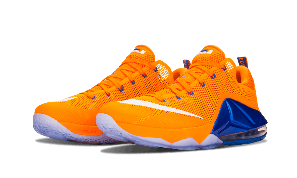 Nike Lebron 12 Low Bright Citrus/wht-ttl Orng-sr