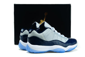 Nike Air Jordan 11 Retro Low Georgetown Grey Navi White Men Shoes Sale