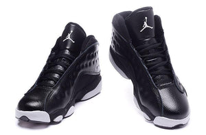 Nike Air Jordan Men 13 Retro Black Hyper White Basketball Men