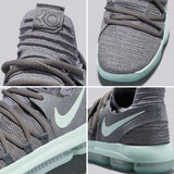 Nike Zoom Kd 10 Basketball Shoe - Cool Grey/igloo-white - Mens