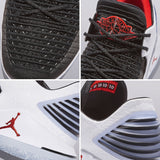 Jordan Xxxii Low Basketball Shoe - Black/university Red-white - Mens