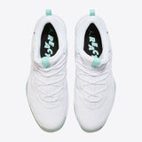 Jordan Super Fly Low Basketball Shoe - White/black-emerald Rise - Mens